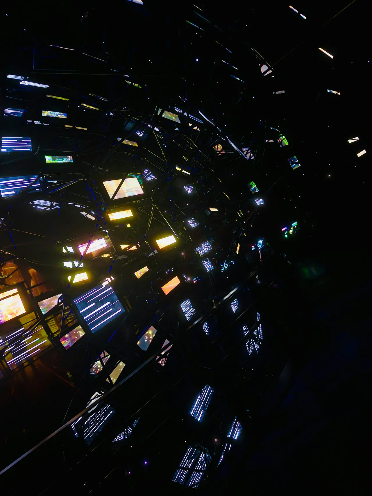abstract digital data tunnel