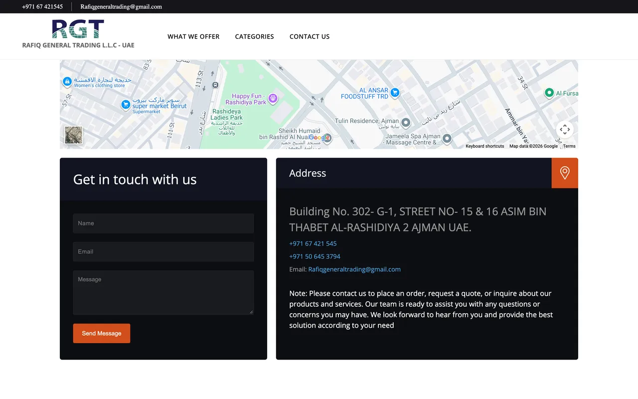 Rafiq General Trading UAE screenshot 3