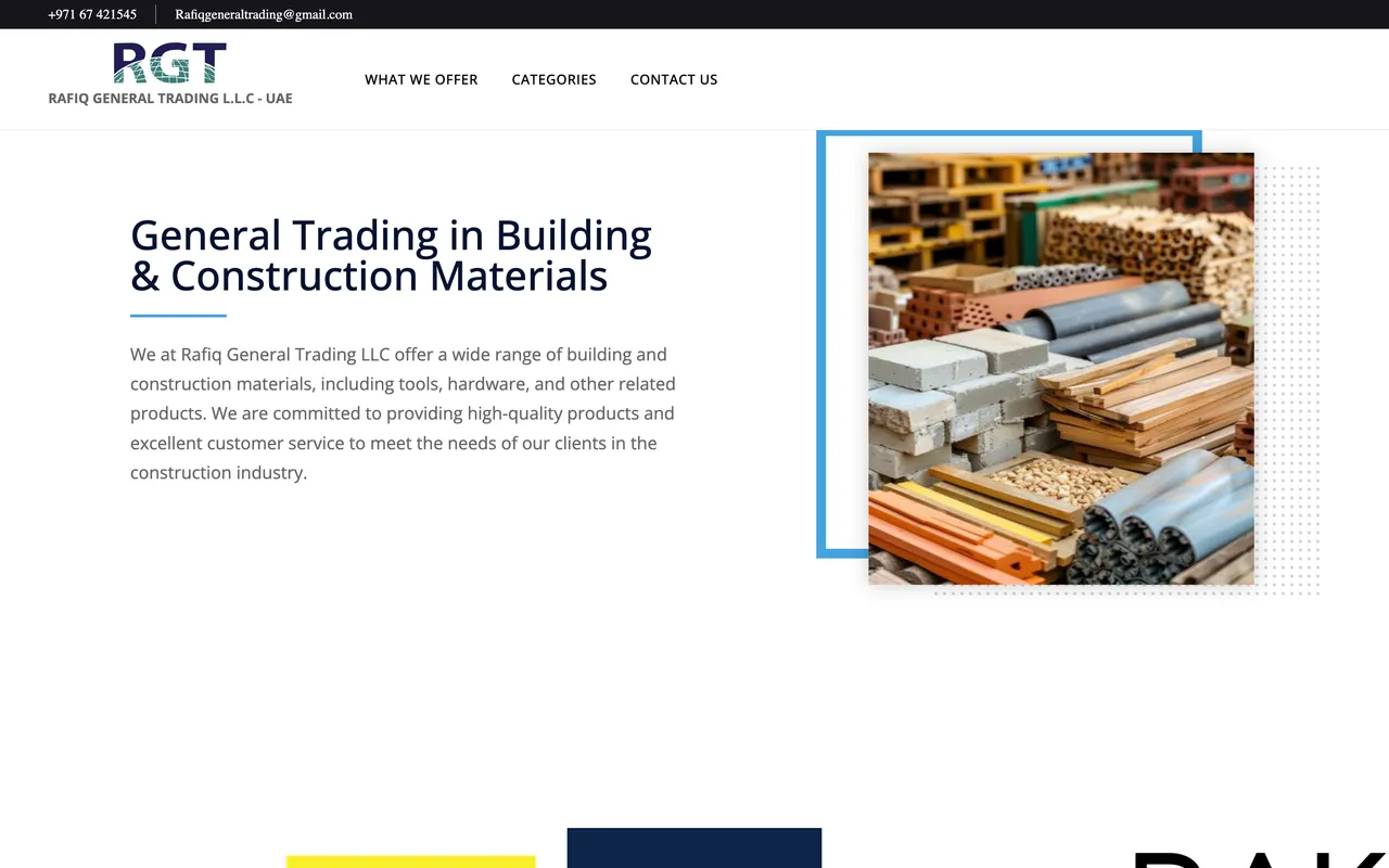 Rafiq General Trading UAE